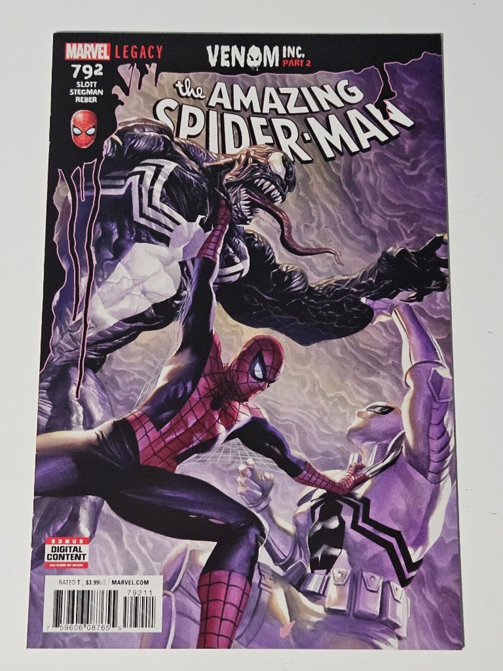 Amazing Spider-Man #792 (Marvel Comics, 2017) 1st App Maniac Alex Ross Cover